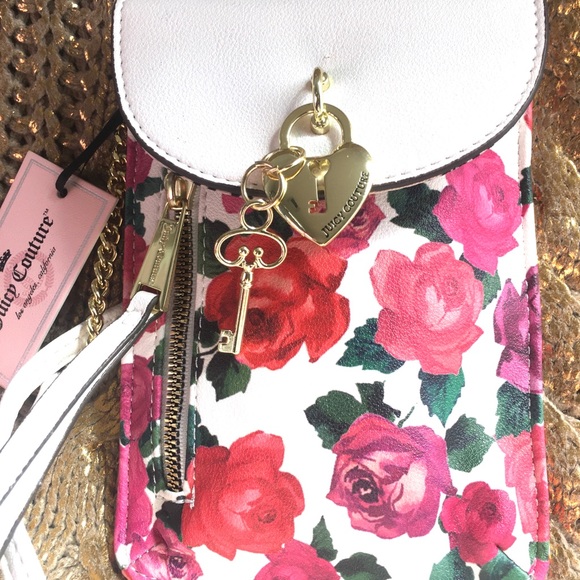 NWT Petite Rose Juicy Couture Crossbody Purse Bag - Picture 3 of 8
